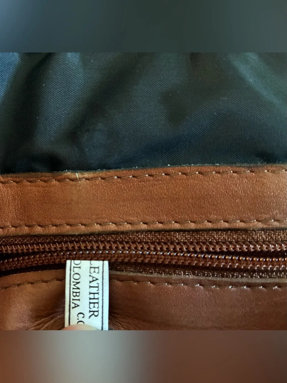 Genuine Leather Made In Colombia Brown Briefcase